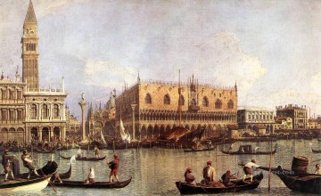 Palazzo Ducale and the Piazza di San Marco Canaletto Venice Oil Paintings